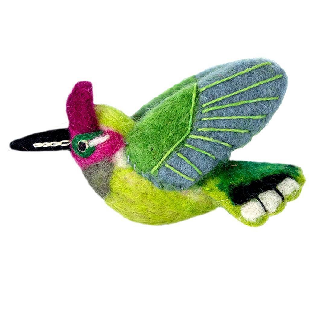 DH Mango Hummingbird Ornament