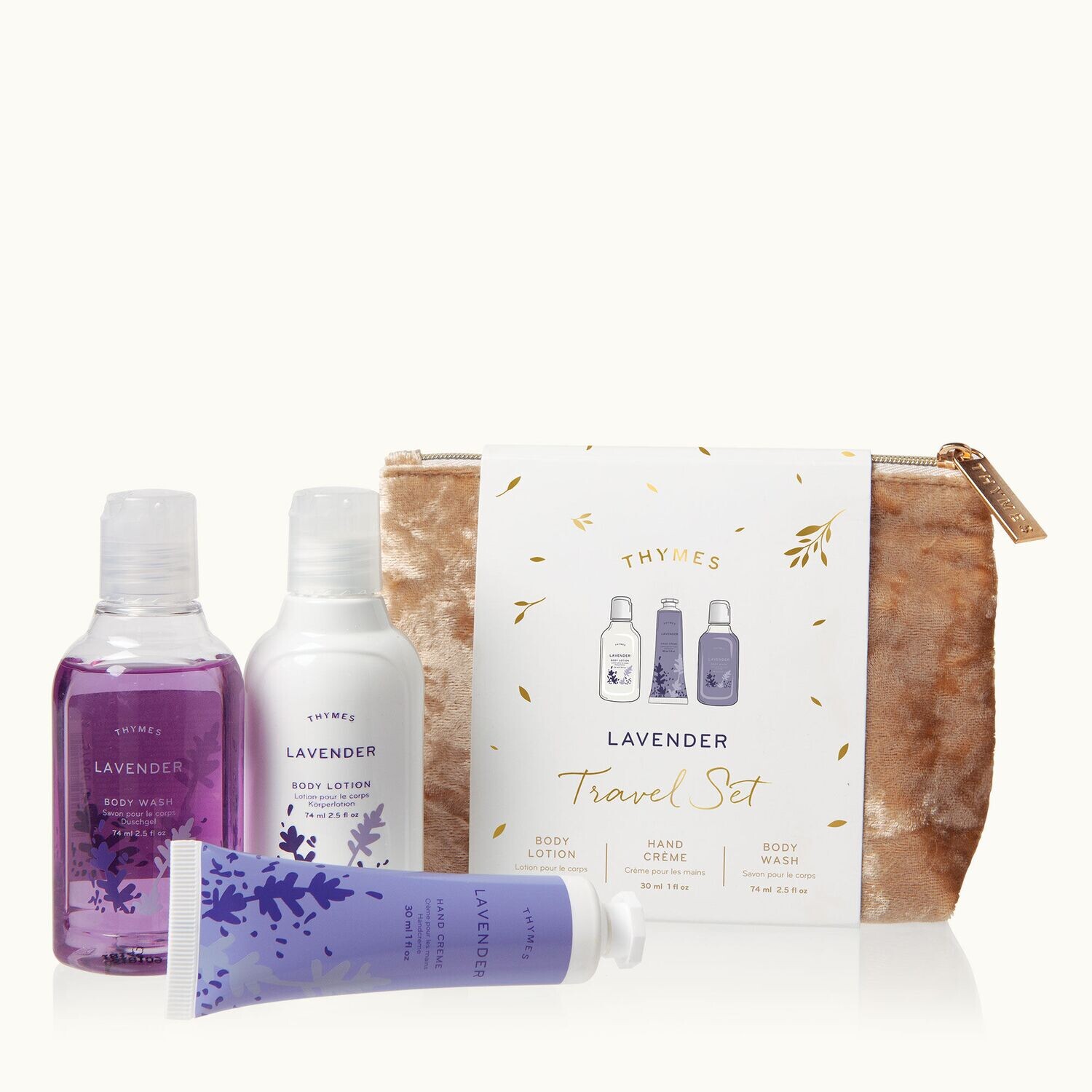 TH Lavender Travel Set with Beauty Bag