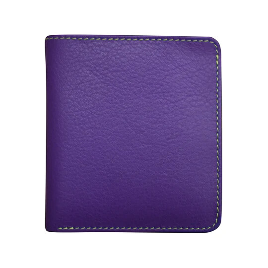 ILI Purple/Pear Mini Bi-fold Wallet 