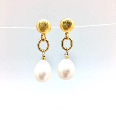 ID Malin Gold & Pearl Earring