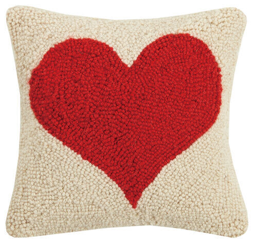 PH Red Heart Hook Pillow