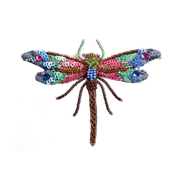 TRO Braid Dragonfly Brooch Pin