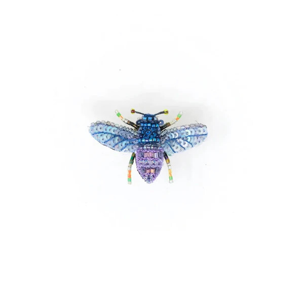 TRO Violet Bee Brooch Pin