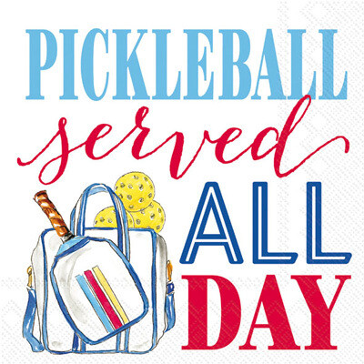 BI Pickleball Cocktail Napkin