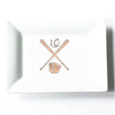 DI Baseball Mini Dish