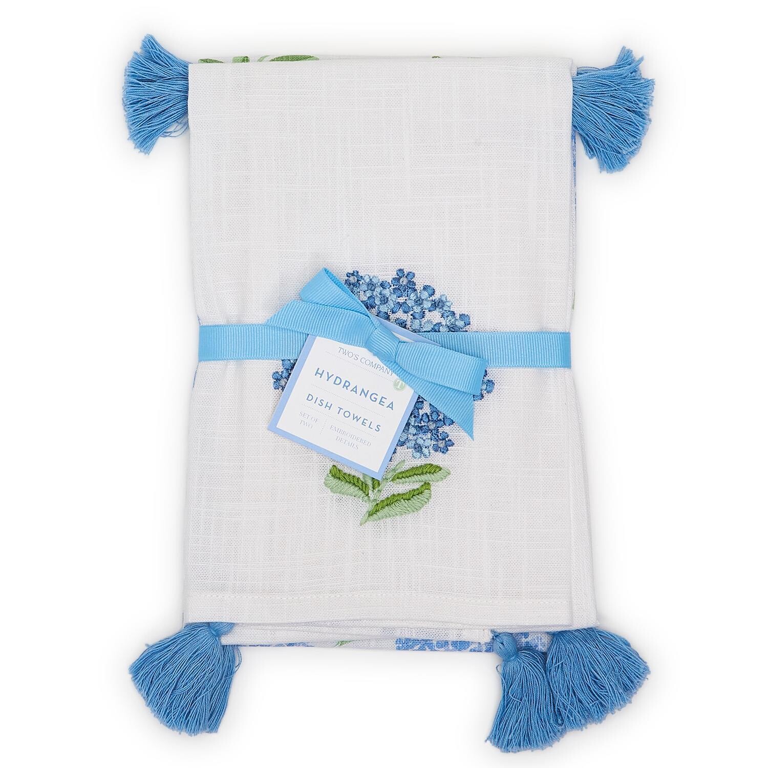TC Hydrangea S/2 Dish Towels