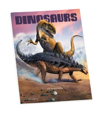 PO Dinosaurs Coloring Book