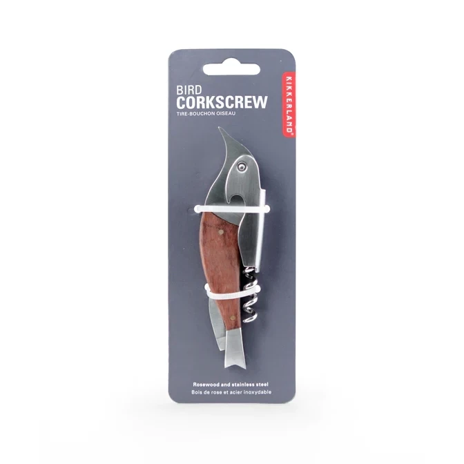 KI Sparrow Wood Corkscrew