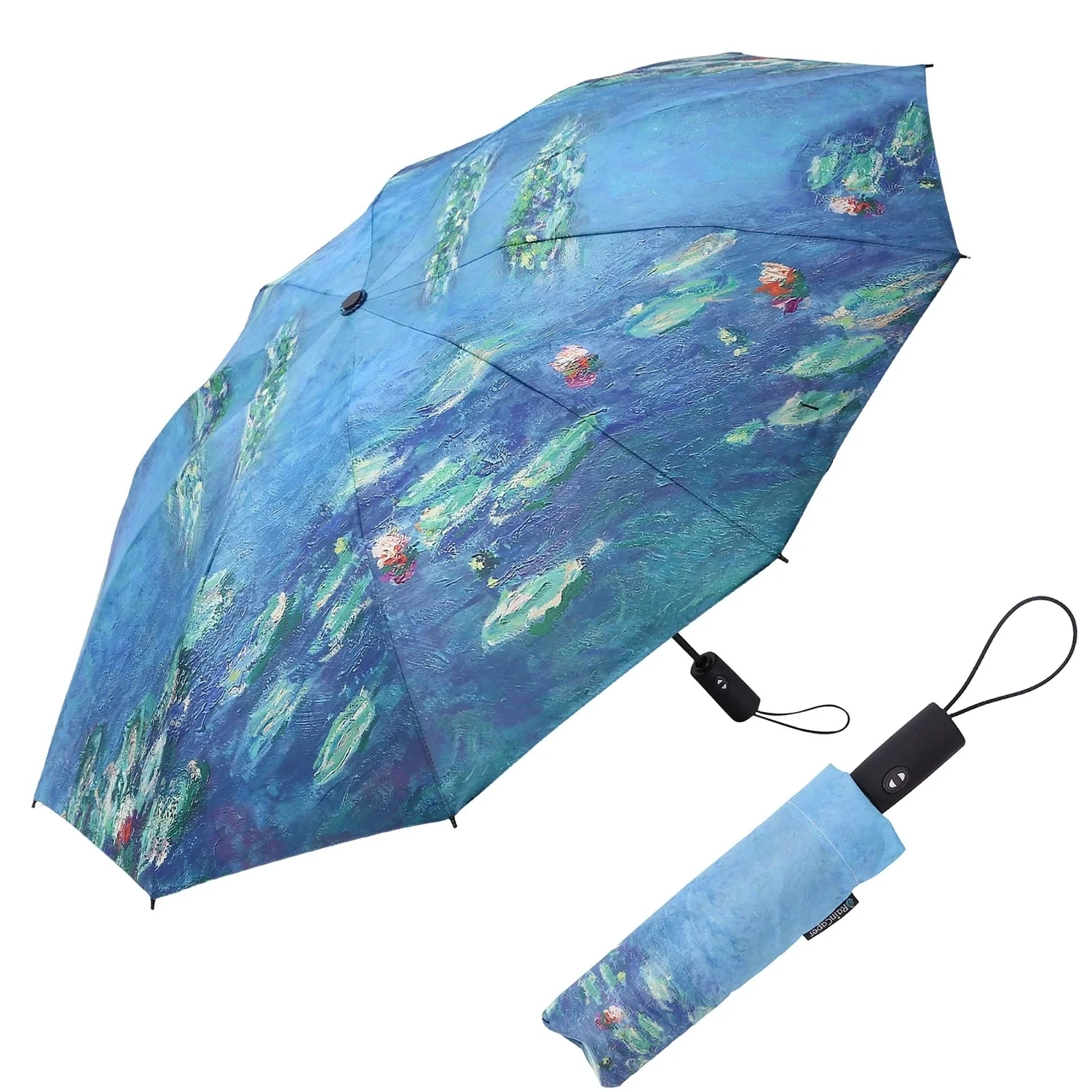 RC Monet "Water Lilies" Travel Umbrella