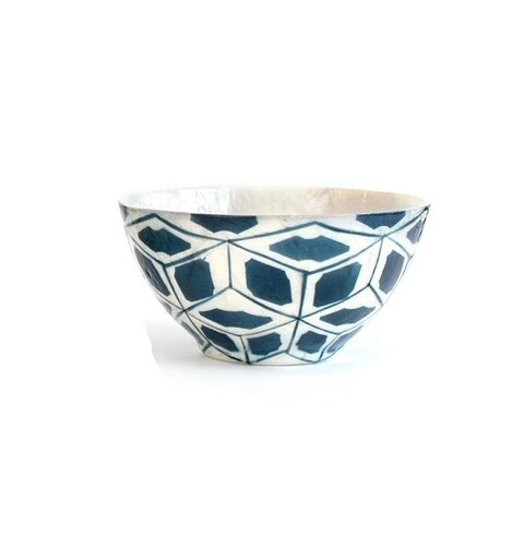 DG Blue Design Round Bowl