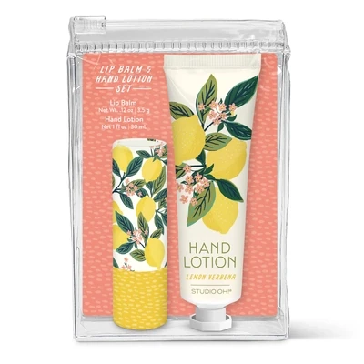 SO Lemon Tree Lip Balm & Hand Lotion Set