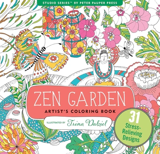 PP Zen Garden Artist's Coloring Book