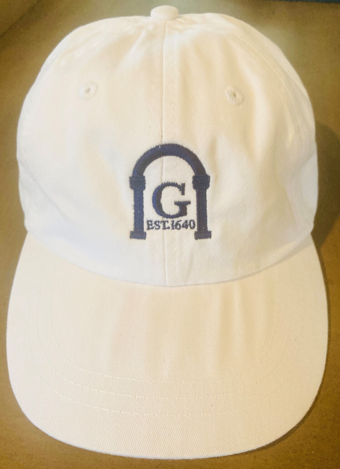 LIZ Greenwich White Baseball Cap