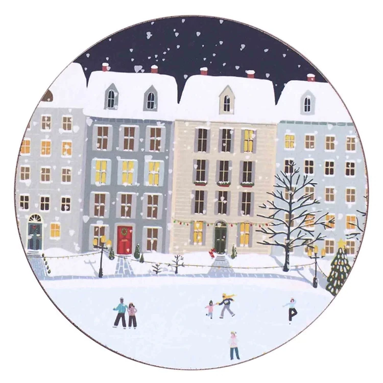 RF Holiday in the Park Round Coaster Set