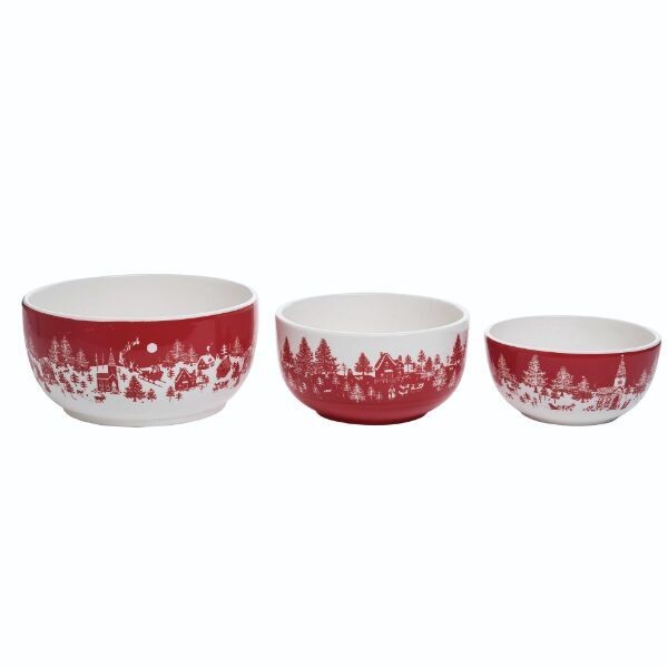 TRA Holiday Toile Large Bowl