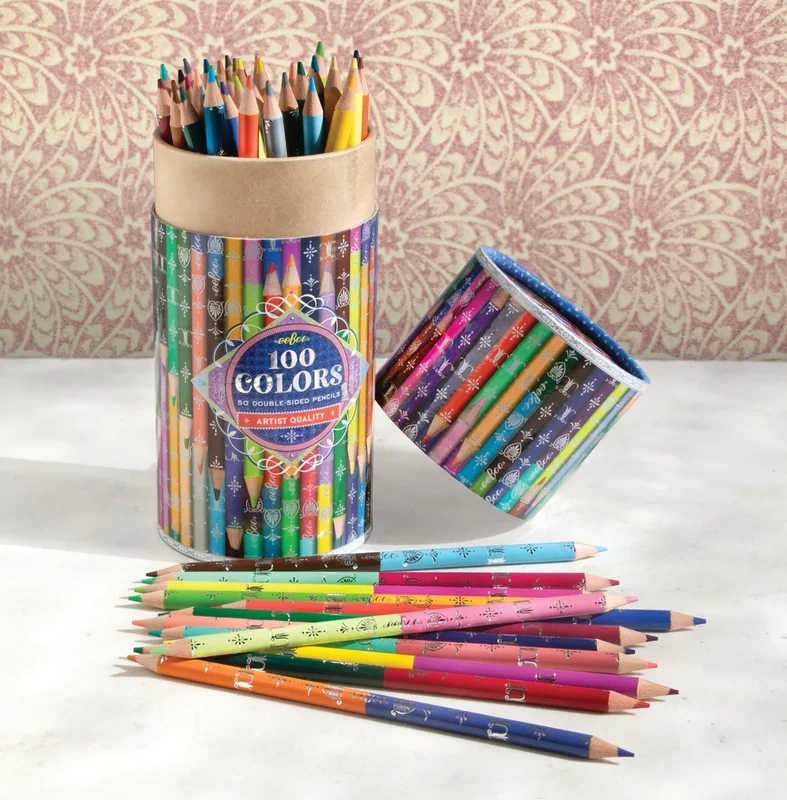 EB 100 Colors Double-Sided Pencils