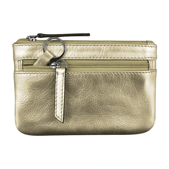 ILI Light Gold Coin Holder with Key Ring