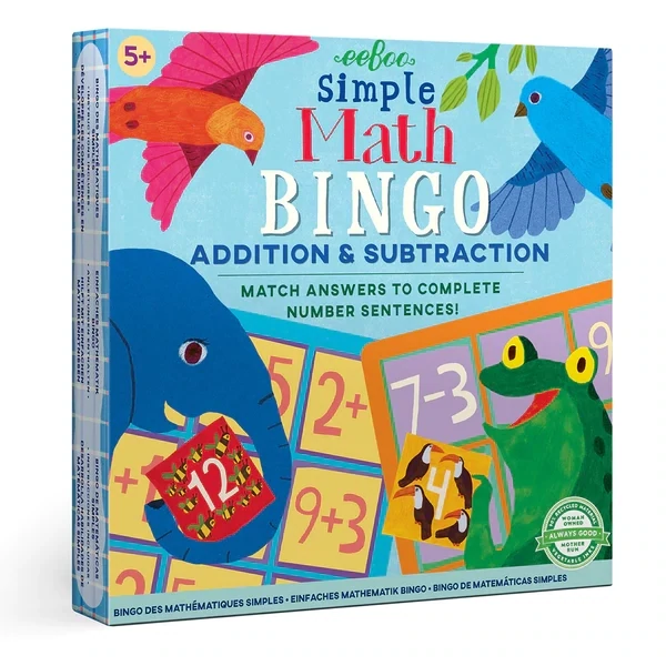 EB Simple Math Bingo