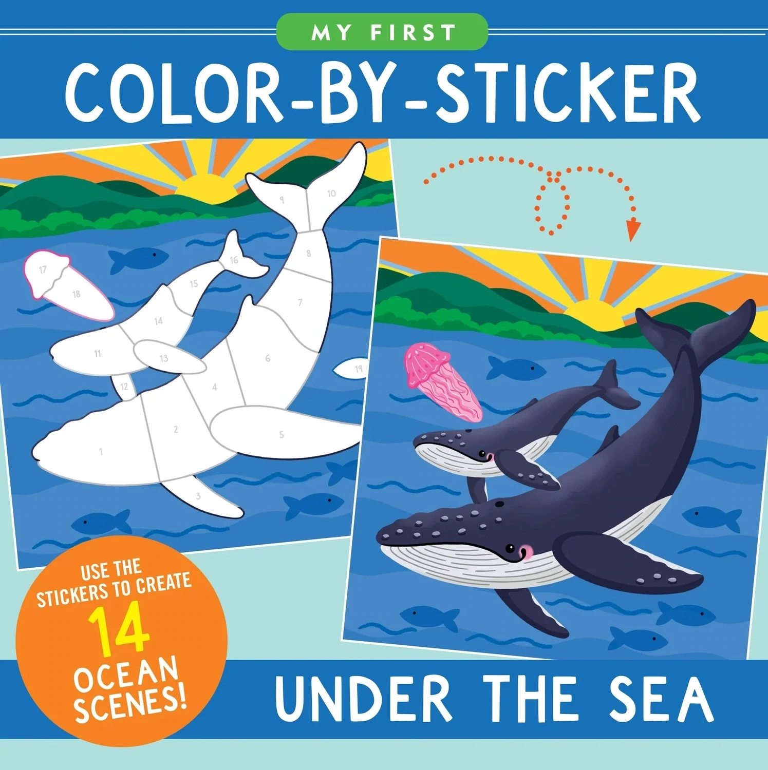 PP Under the Sea Color-By-Sticker Book