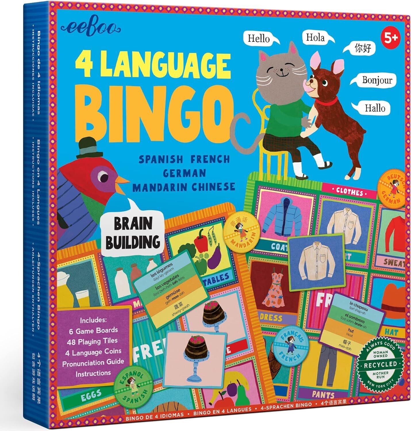 EB 4 Language Bingo