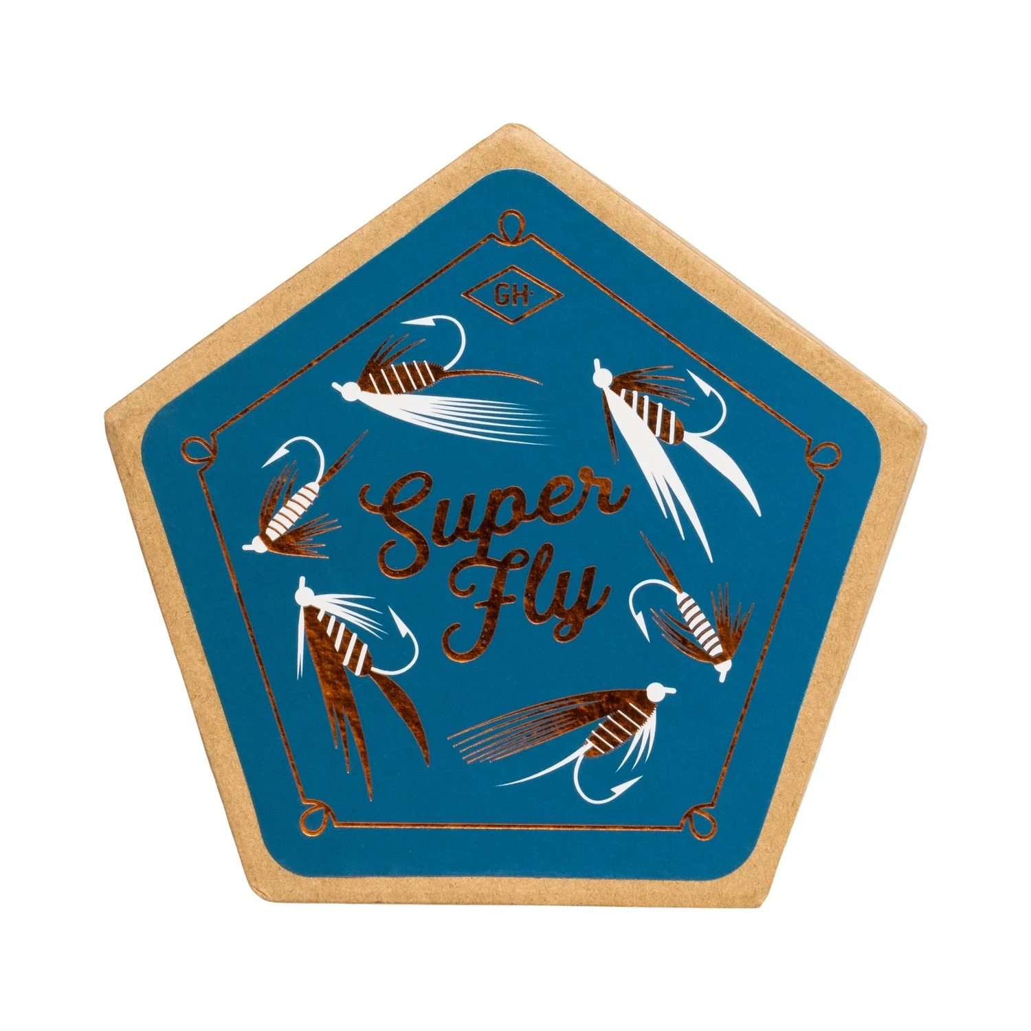 GH Fishing Ceramic Coaster S/4
