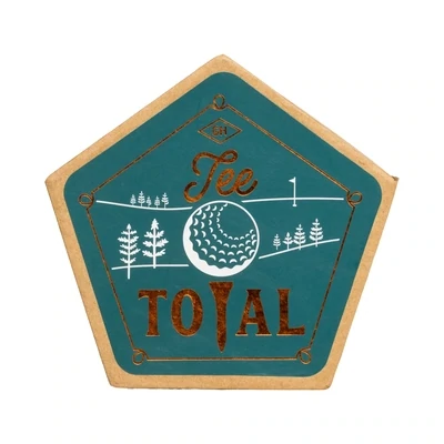 GH Golf Ceramic Coaster S/4