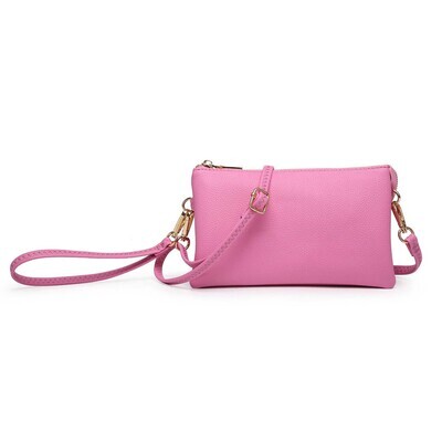 JEN Bubblegum Pink Crossbody/Wristlet