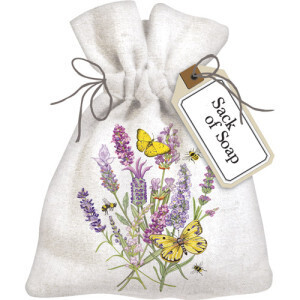 MLT Lavender Butterfly Sack of Soap