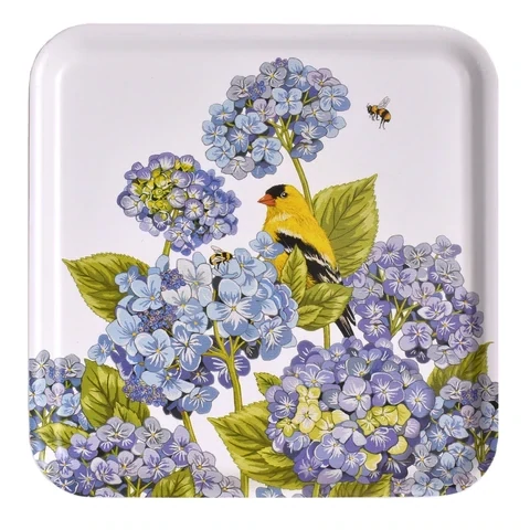 MLT Hydrangea Finch Wooden Tray