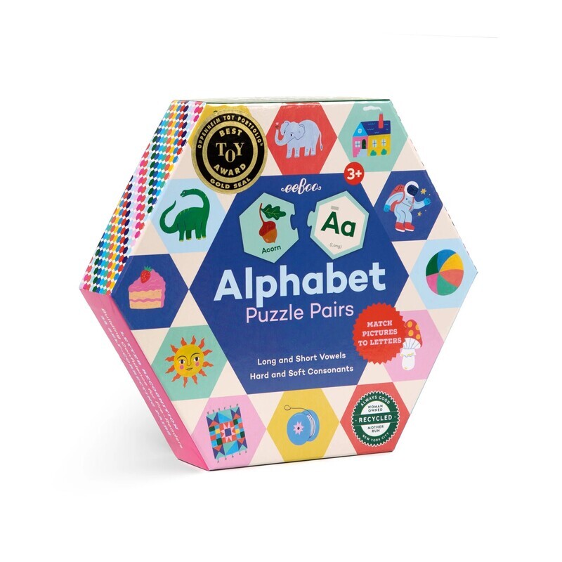 EB Alphabet Hexagon Puzzle Pairs