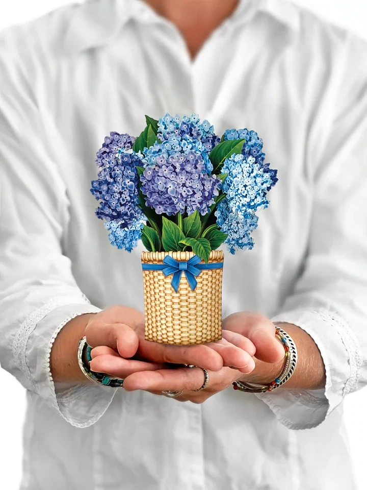 FP Mini Nantucket Hydrangea Bouquet Greeting Card