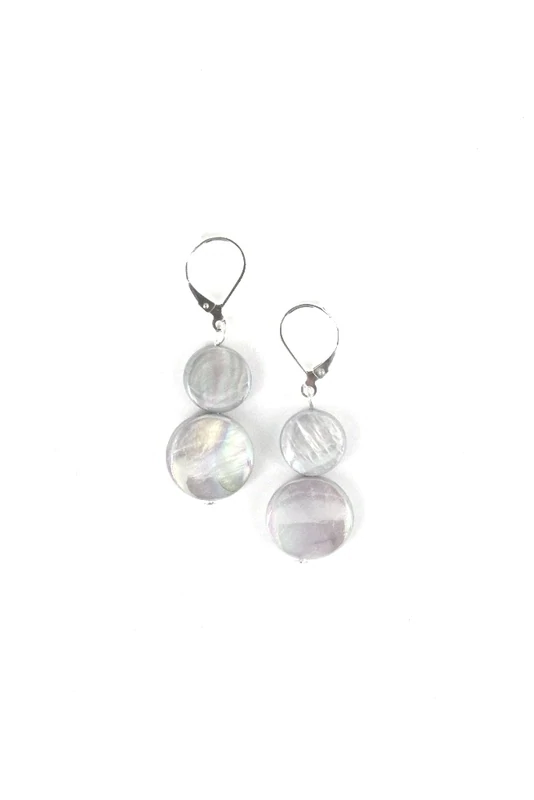 SL Grey MOP Earring