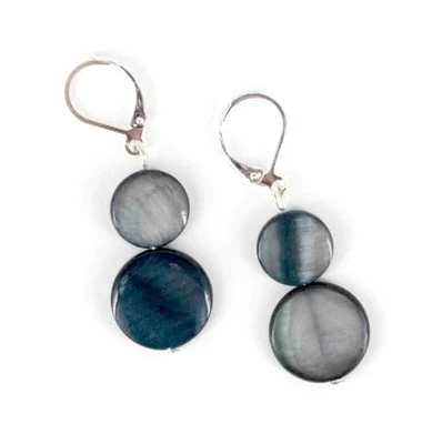 SL Black MOP Earring