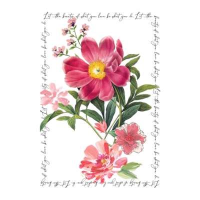 PS Notable Floral - Peony Pouch Note Cards
