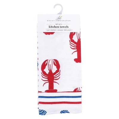 RF Coastal Kitchen Towel S/3