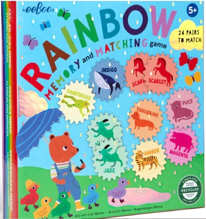 EB Rainbow Memory Matching Game