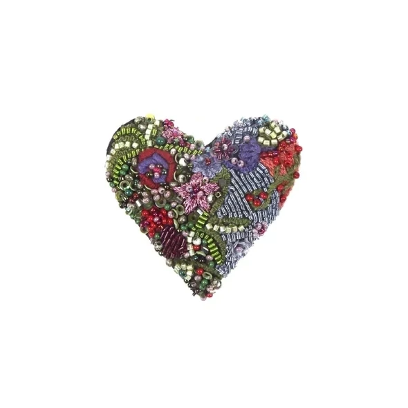 TRO Blooming Heart Brooch Pin