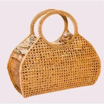 WR Cane Weaving Handbag