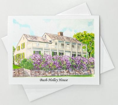 PC Bush Holley Notecards S/8