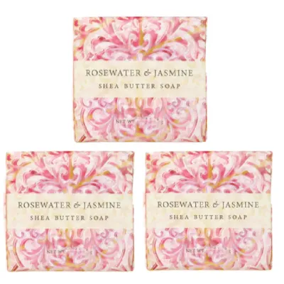 GB Rosewater & Jasmine 1.9 oz. Shea Butter Soap