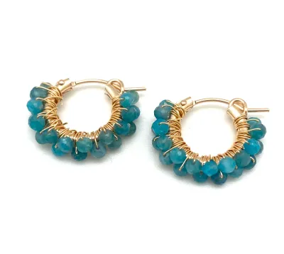 ID Diddi Turquoise Hoop Earring