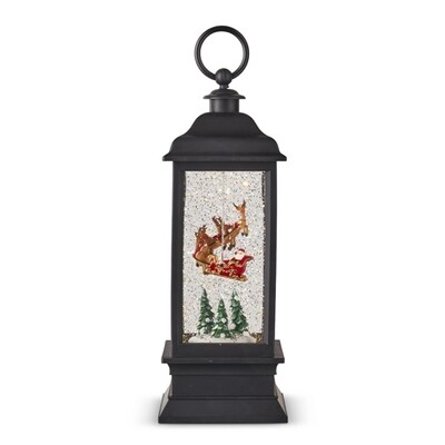 RAZ Santa Flying Animated Water Lantern