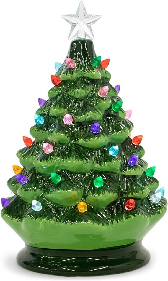 RAZ Vintage Lighted Tree 8&quot;