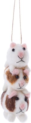 OPT Guinea Pig Stack Felt Ornament