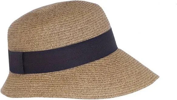 TOU Asymmetric Black Cloche Hat