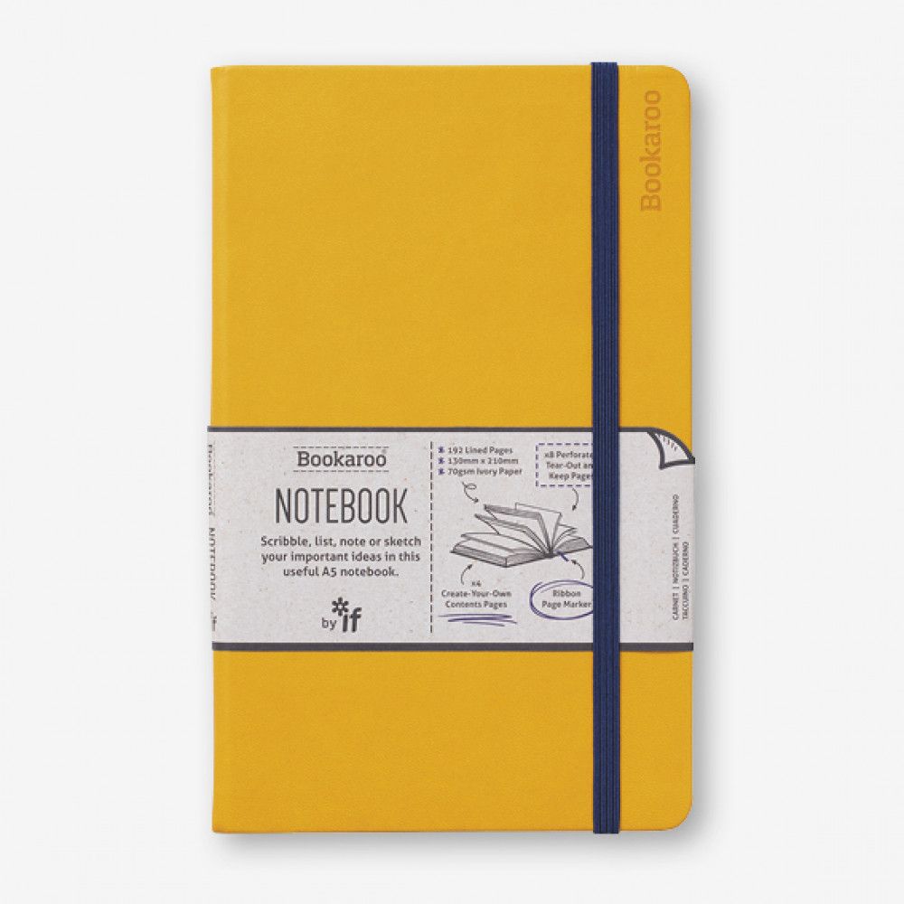 IF Navy/YellowA5 Notebook