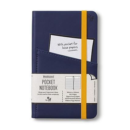 IF Navy/Yellow A6 Notebook