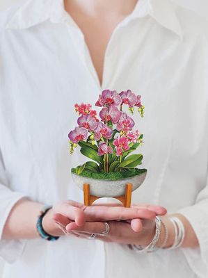 FP Mini Orchid Oasis Greeting Card