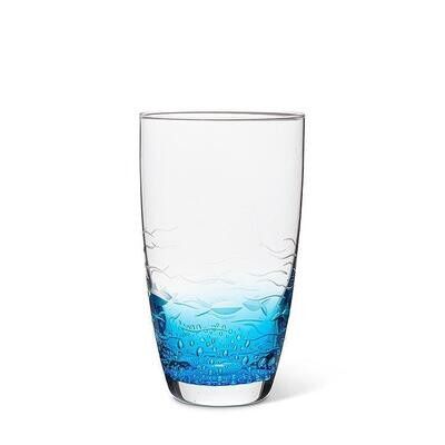 AB Fish Cut Blue Highball