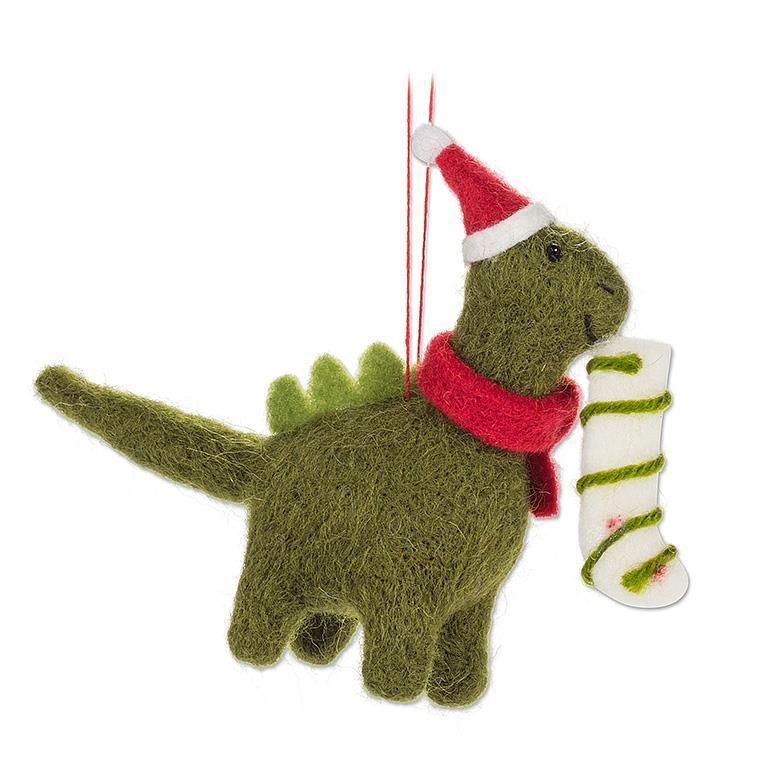 AB Holiday Dinosaur Ornament